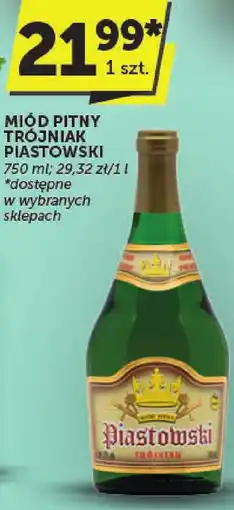 Euro Sklep Miód pitny Trójniak Piastowski 750 ml oferta