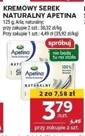 Stokrotka Kremowy serek naturalny Apetina 125g oferta