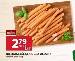 Stokrotka Kiełbaski śląskie bez osłonki 100g Sokołów oferta