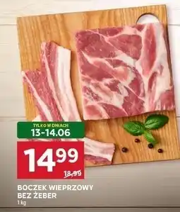 Stokrotka Boczek wieprzowy bez żeber 1kg Stokrotka oferta