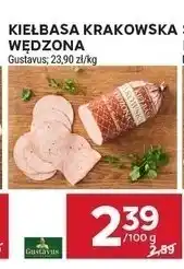 Stokrotka Kiełbasa krakowska wędzona 100g Gustavus oferta