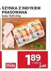 Stokrotka Szynka z indykiem prasowana 100g Duda oferta