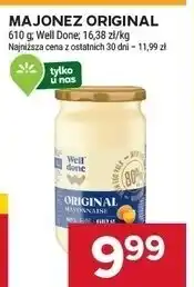 Stokrotka Majonez Original 610g Well Done oferta