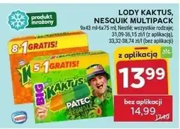 Stokrotka Lody Kaktus, Nesquik multipack 9x43ml-6x75ml Nestlé oferta