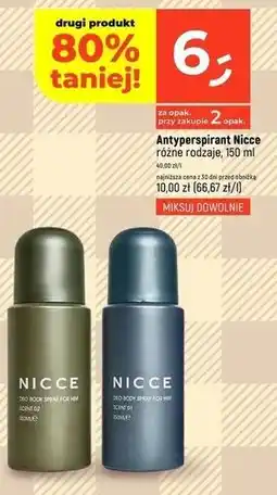 Dealz Spray do ciała srebrny Nicce oferta