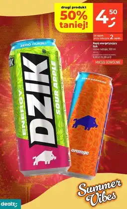 Dealz Napój energetyczny zero kofeiny orange Wk Dzik oferta