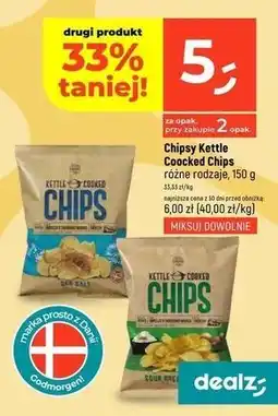 Dealz Chipsy sour cream & onion Kettle oferta