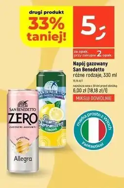 Dealz Napój cytrynowy San Benedetto oferta