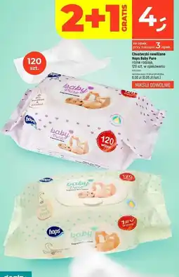 Dealz Chusteczki nawilżane różowe Hops Baby Pure oferta