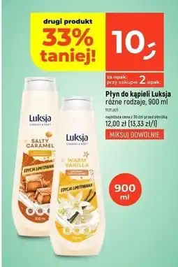 Dealz Płyn do kąpieli warm vanilla Luksja Creamy & Soft oferta
