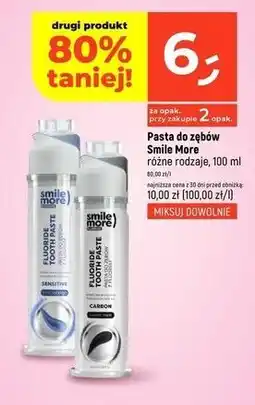 Dealz Pasta do zębów carbon Smile More oferta