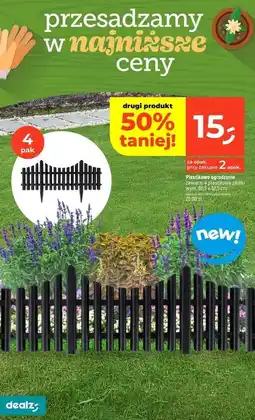 Dealz Płotek plastikowy 60.5 x 32.5 cm oferta