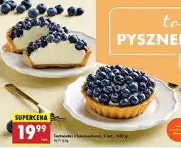 Biedronka Tartaletki z borówkami, 2 szt., 340 g oferta