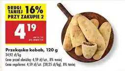 Biedronka Przekąska kebab, 120 g oferta