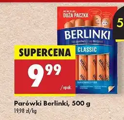Biedronka Parówki Berlinki , 500 g oferta