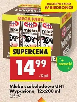 Biedronka Mleko czekoladowe UHT Wypasione, 12x200 ml oferta