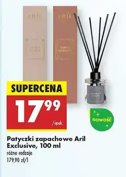 Biedronka Patyczki zapachowe Aril Exclusive, 100 ml oferta