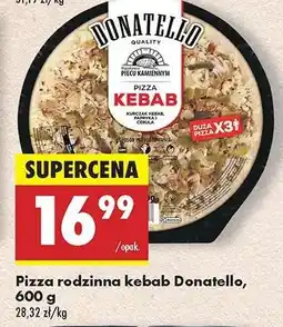 Biedronka Pizza rodzinna kebab Donatello, 600 g oferta