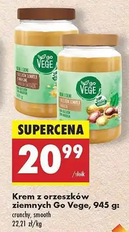Biedronka Krem z orzeszków ziemnych Go Vege 945 g oferta