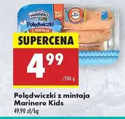Biedronka Polędwiczki z mintaja Marinero Kids oferta