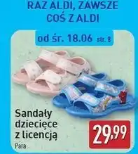 ALDI Sandały dziecięce spider-man oferta