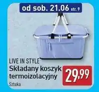 ALDI Koszyk składany termiczny 18 l Live In Style oferta