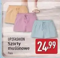 ALDI Szorty muślinowe m-xl Up2Fashion oferta