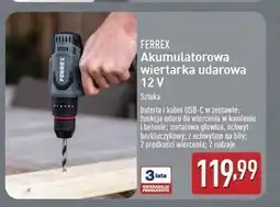 ALDI Wiertarka udarowa 12 v Ferrex oferta