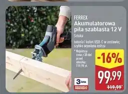 ALDI Piła szablasta 12 v Ferrex oferta
