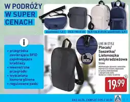 ALDI Listonoszka antykradzieżowa Live In Style oferta