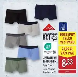 ALDI Bokserki męskie rozm. m-xl Up2Fashion oferta