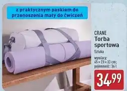 ALDI Torba sportowa damska 45 x 23 33 cm 36 l Crane oferta