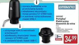 ALDI Dozownik do wina Ambiano oferta