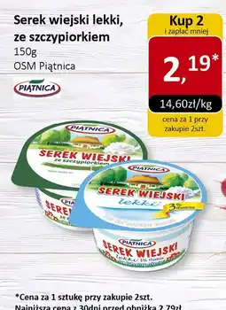 Market Point Serek wiejski lekki, ze szczypiorkiem 150g OSM Piątnica oferta