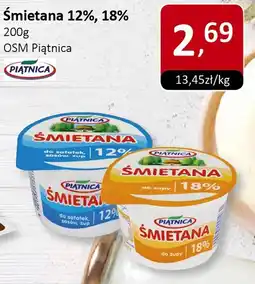 Market Point Śmietana 18% 200g OSM Piątnica oferta