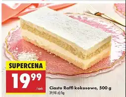 Biedronka Ciasto raffi kokosowe oferta