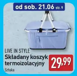 ALDI LIVE IN STYLE Składany koszyk termoizolacyjny oferta