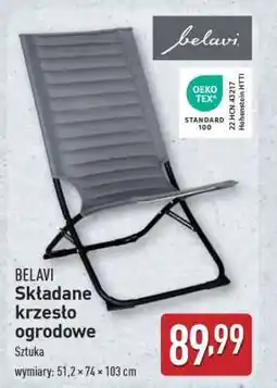 ALDI BELAVI Składane krzesło ogrodowe oferta