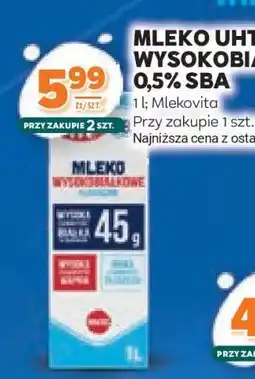 Stokrotka Market MLEKO UHT WYSOKOBIAŁKOWE 0,5% SBA oferta