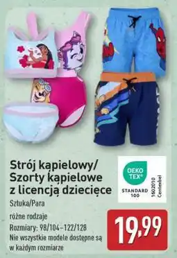 ALDI Strój kąpielowy/Szorty kąpielowe z licencją dziecięce oferta