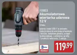 ALDI FERREX Akumulatorowa wiertarka udarowa 12 V oferta