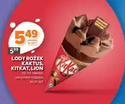Stokrotka Market Lody rożek Kaktus, KitKat, Lion oferta
