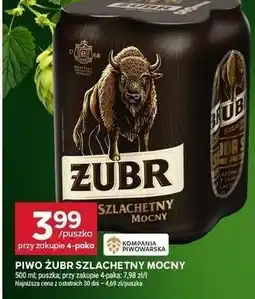 Stokrotka Market Piwo Żubr Szlachetny Mocny oferta