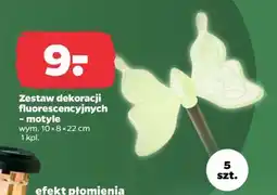 Netto Zestaw dekoracji fluorescencyjnych - motyle oferta