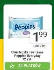 Stokrotka Market Chusteczki nawilżane Peppins Everyday 72 szt oferta
