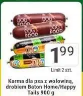 Stokrotka Market Karma dla psa z wołowiną, drobiem Baton Home/Happy Tails 900 g oferta