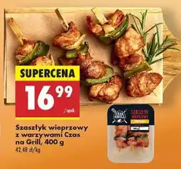 Biedronka Szaszłyk wieprzowy z warzywami Czas na Grill, 400 g oferta
