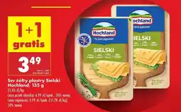 Biedronka Ser żółty plastry Sielski Hochland, 135 g oferta