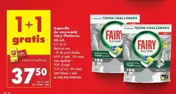 Biedronka Kapsułki do zmywarki Fairy Platinum, 66 szt oferta