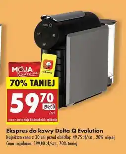 Biedronka Ekspres do kawy Delta Q Evolution oferta
